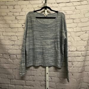 JOIE - Cashmere And Cotton Cream Blue Sweater